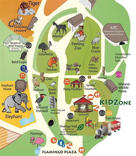 kabel Mimo odměna zoo atlanta map Výroba Zvyk Mrakodrap