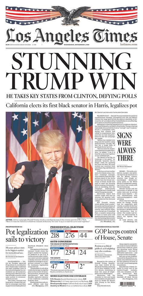 What front pages of US newspapers look like the morning after Donald ...