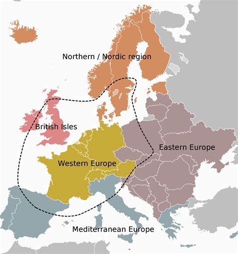 East and West Europe Map | secretmuseum