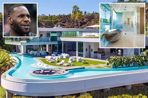 Inside Lebron James’ $52m Hollywood Hills mansion including infinity pool overlooking LA, golf ...