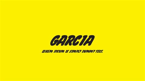 Garcia Font : Download Free for Desktop & Webfont