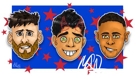 #2 442oons - Messi, Suarez and Neymar - MSN FCB by Miablue14 on DeviantArt