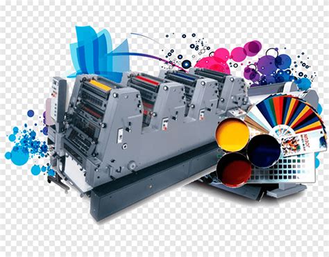 Offset printing Printing press Paper Digital printing, offset impresion ...