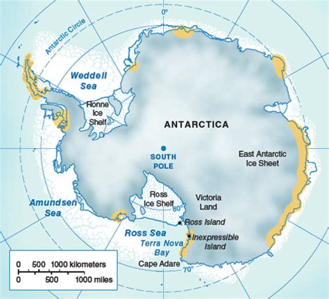 Adelie Penguin Habitat Map