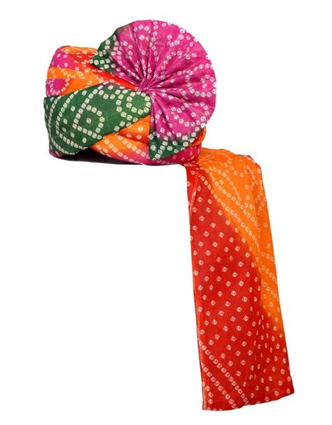 Printed Multicolor Rajasthani Turban at Rs 140 in New Delhi | ID: 2849424169897