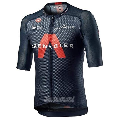 2021 Cycling Jersey Ineos Grenadiers Dark Blue Short Sleeve And Bib ...