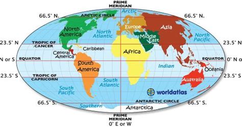 World Map With Equator - Zip Code Map