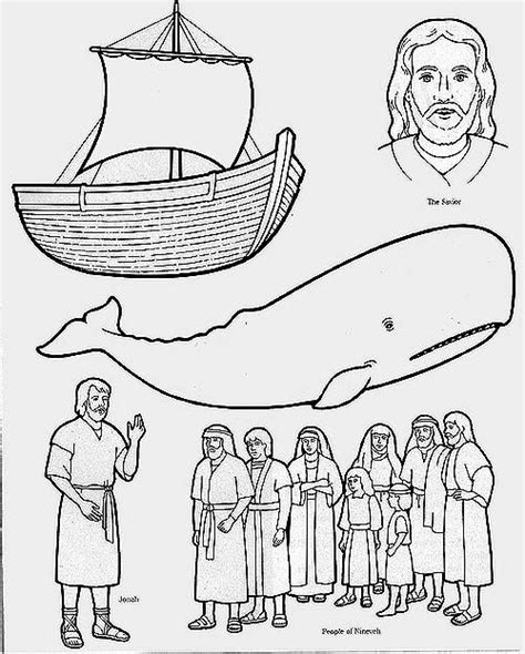 Jonah And Nineveh Coloring Pages Coloring Pages