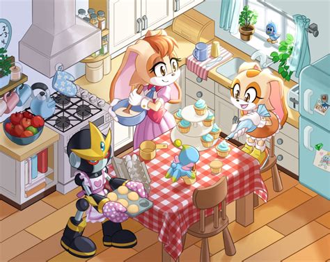 dstears, chao (sonic), cheese (sonic), cream the rabbit, gemerl ...