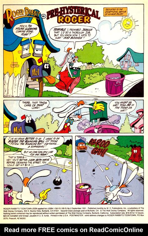 Roger Rabbit S Toontown Issue 2 | Read Roger Rabbit S Toontown Issue 2 comic online in high ...