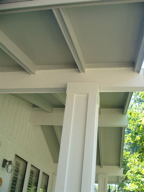 Porch Rafters wrapped in James Hardie Siding - Ballwin MO - 636-734-9299 | STL Siding Pros