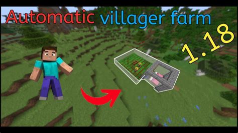 Automatic Villager Farm || How To Make Villager Farm - YouTube