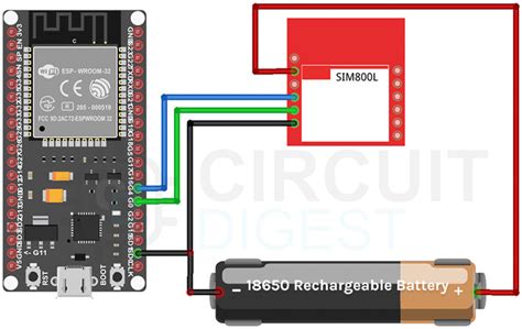 ESP32 SIM800L GSM Module Circuit Connections | Programming humor, Circuit, Iot projects