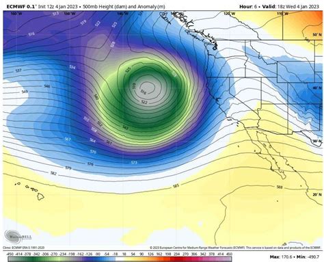 Photos show sheer power and beauty of the bomb cyclone off California