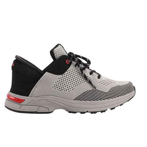 Zeba Mens Handsfree Tennis Shoe- Steel/Onyx | Cleary's Shoes & Boots