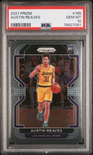 Austin Reaves 2021-22 Panini Prizm Basketball Rookie Card #165 PSA 10 | eBay