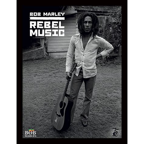 Bob Marley (Rebel Music) Framed 30 x 40cm Print | The Art Group