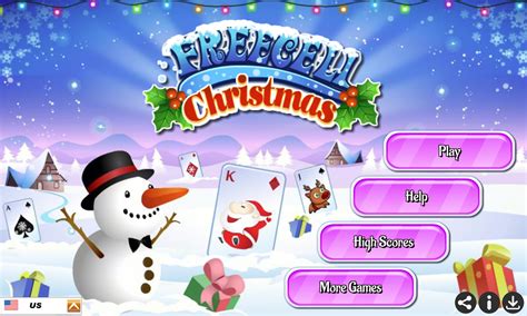 🕹️ Play Freecell Christmas Game: Free Online Christmas Freecell ...