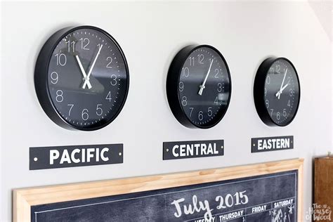 DIY Time Zone Clocks – The House of Wood in 2020 | Time zone clocks ...