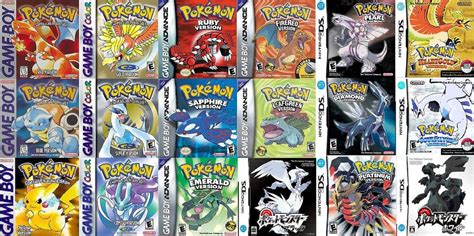 THE DARK GEEK WORLD: Todos los juegos de Pokémon