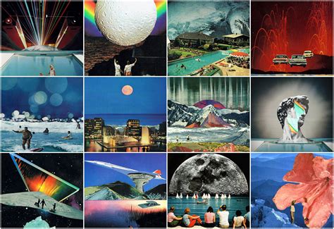 Aesthetic Wall Collage Kit Collage Set 12 Pcs DIGITAL DOWNLOAD Surreal ...