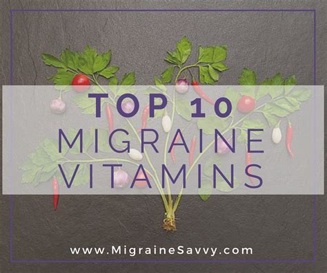 Natural Migraine Prevention: Vitamins