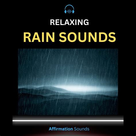 Rain Sounds Audio Relaxing Heavy Rain and Thunder Sound Effect for ...