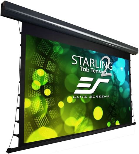 Amazon.com: Elite Screens Starling Tab-Tension 2, 150" 16:9, 6" Drop ...