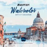 Watercolor Effect Photoshop Creator – MasterBundles