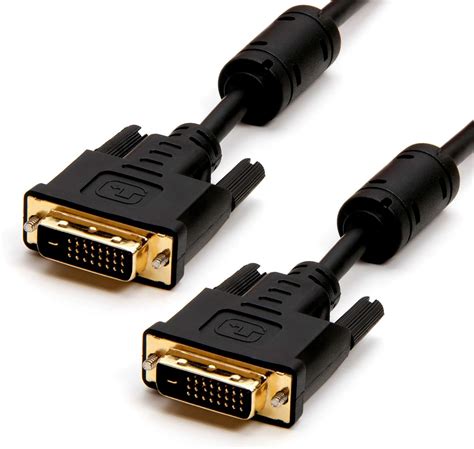 Amazon.com: Cmple – DVI to DVI Cable Dual Link Gold Plated - (DVI Dual Link Cable/DVI D Cable ...