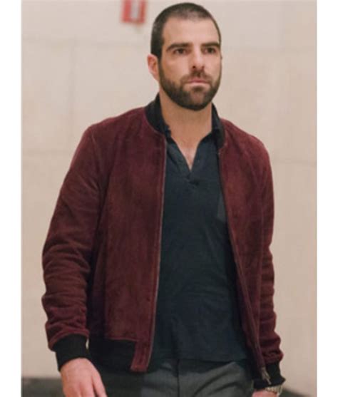 Zachary Quinto The Slap Harry Bomber Jacket