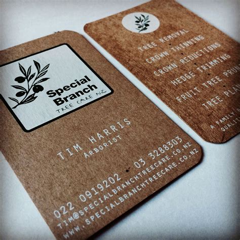 Texture. A recent business card I did for a local arborist. | Arborist ...