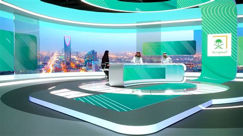 Saudi TV .News Studio .Set Design :: Behance