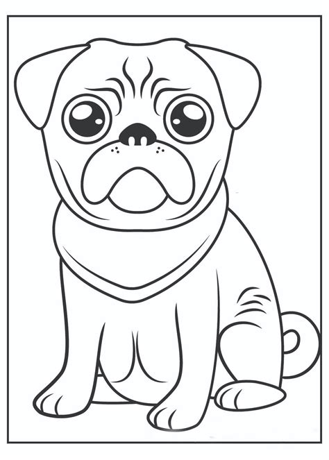 Dibujos De Perro Pug Para Colorear Para Colorear Pintar E Imprimir | The Best Porn Website