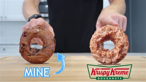 Making Krispy Kreme's Blueberry Cake Donut AT HOME - YouTube