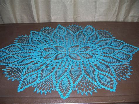 Crochet Oval Pattern | Crochet table runner pattern, Crochet tablecloth ...