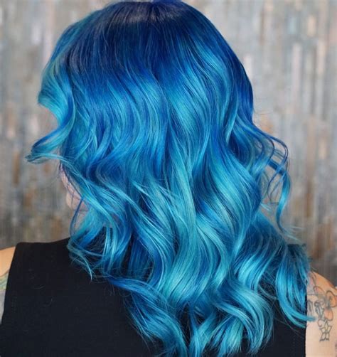 Shellshock Hair/MU Artist on Instagram: “Electric blues 💙💙💙 @matrix #socolorcult #matrix # ...