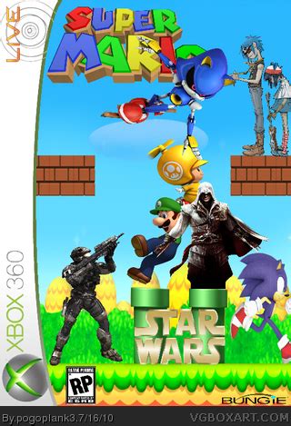 super mario Xbox 360 Box Art Cover by pogoplank3