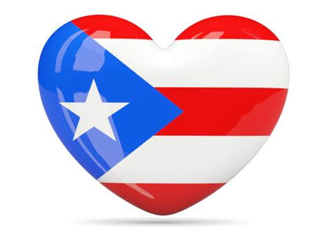 Heart icon. Illustration of flag of Puerto Rico | Heart icons, Puerto rico, Puerto ricans