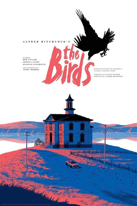 The Birds (1963) [1280 x 1920] | Alternative movie posters, Movie posters vintage, Hitchcock poster