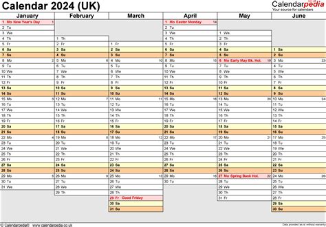 2024 Calendar Printable One Page Per Month Planner - Liva Sherry