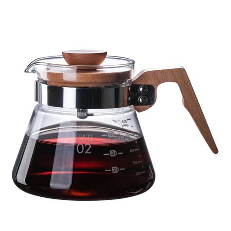 AIHOME High Borosilicate Glass Hand Coffee Pot High Temperature ...