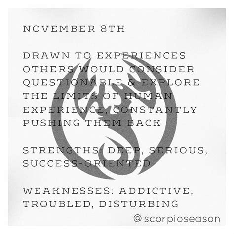 Scorpio Born on November 8