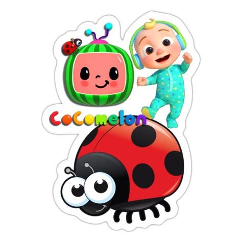 Cocomelon Nursery Rhymes Kids Song - Sticker | OgiArt 2nd Birthday Party For Boys, Second ...