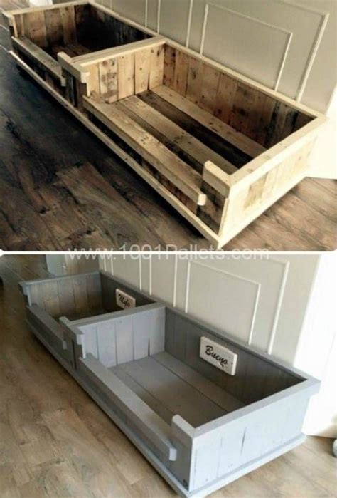 35 DIY Pallet Projects and Ideas To Try | Pallet dog beds, Diy dog bed ...