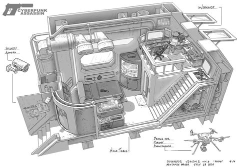 Olivia Black | Spaceship interior, Futuristic interior, Cyberpunk