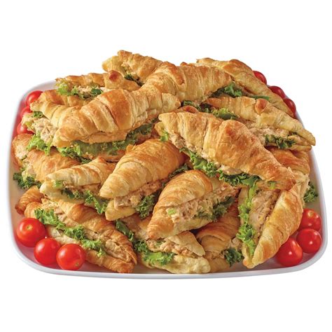 H-E-B Deli Large Party Tray - Rotisserie Chicken Salad Croissant ...