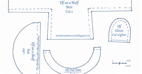 Printable Diy Elf On The Shelf Clothes Pattern