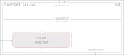 9X12 Window Envelope Template