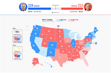 Election Maps Visualizing 2020 U.S. Presidential Electoral Vote Results